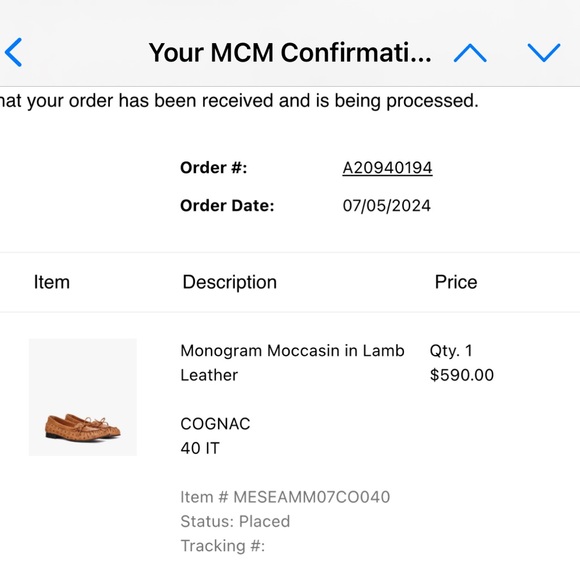 Used AUTHENTIC MCM Loafers. Size 40 (10) - Picture 2 of 4
